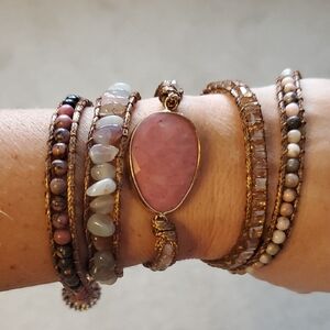 NWOT Boho Beaded Wrap Bracelet